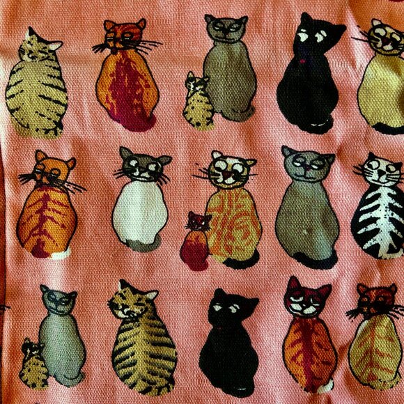 NWOT Pet Hammock * PINK CATS PRINT with straps BRAND NEW - Picture 5 of 11